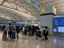 [현장 포토] 해외여행객들로 북적이는 인천국제공항 제1여객터미널